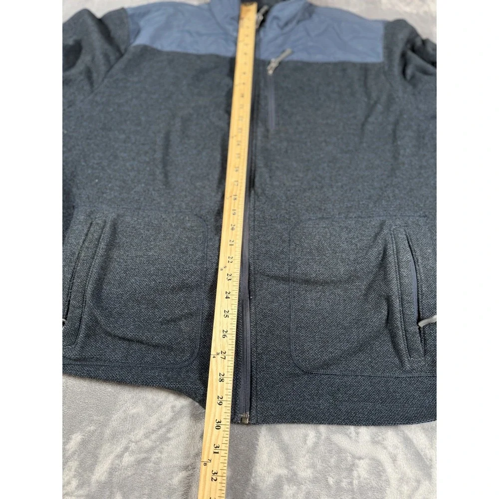 CLUB 38 PERFORMANCE CREMIEUX Men's 3XL Full Zip Fleece Jacket Coat Blue Gray
